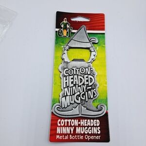 Elf the Movie Cotton Headead Ninny Muggins Bottle Opener